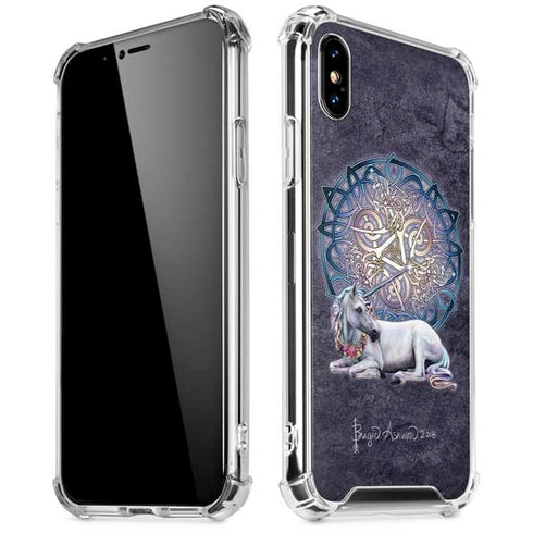 Celtic Unicorn by Brigid Ashwood iPhone X/XS Clear Case