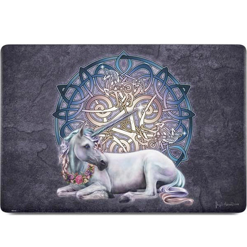 Celtic Unicorn by Brigid Ashwood MacBook Skins