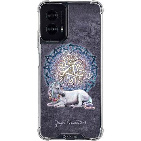 Celtic Unicorn by Brigid Ashwood Moto G Power 5G (2024) Clear Case