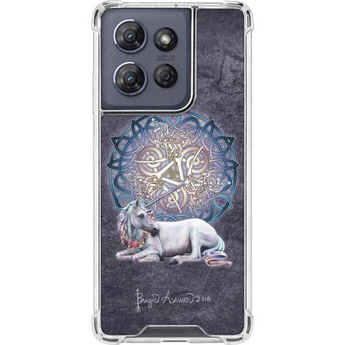 Celtic Unicorn by Brigid Ashwood Moto G Power 5G (2025) Clear Case