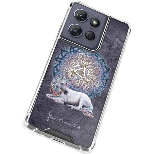 Celtic Unicorn by Brigid Ashwood Moto G Power 5G (2025) Clear Case
