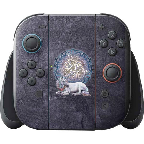 Celtic Unicorn by Brigid Ashwood Nintendo Switch 2 (2025) with Joy-Con Skin