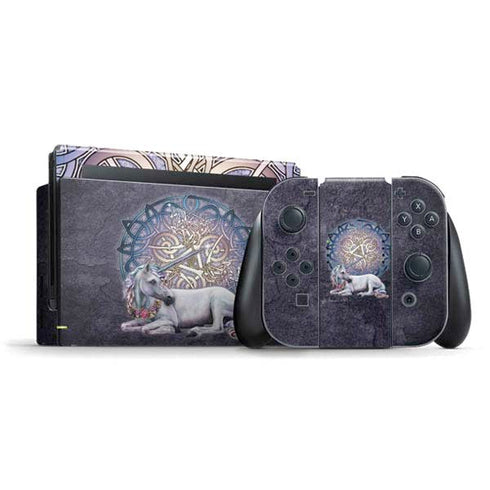 Celtic Unicorn by Brigid Ashwood Nintendo Skins