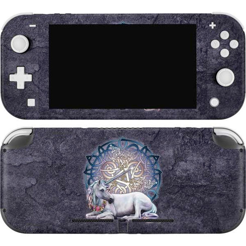 Celtic Unicorn by Brigid Ashwood Nintendo Switch Lite Skin