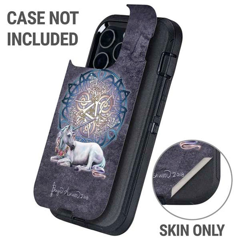 Celtic Unicorn by Brigid Ashwood Otterbox Defender iPhone Skin