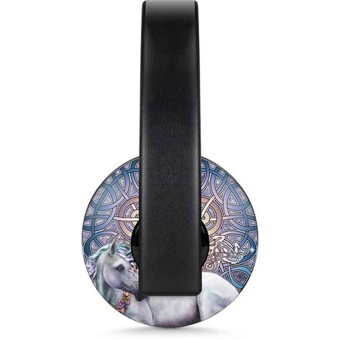 Celtic Unicorn by Brigid Ashwood PlayStation 4 Gold Wireless Headset Skin