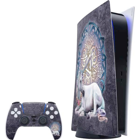 Celtic Unicorn by Brigid Ashwood PlayStation PS5 Skins
