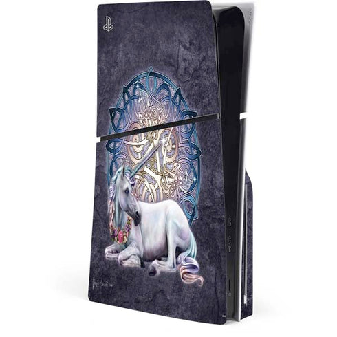 Celtic Unicorn by Brigid Ashwood PlayStation PS5 Skins