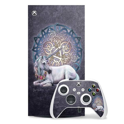 Celtic Unicorn by Brigid Ashwood Xbox Series X Skins