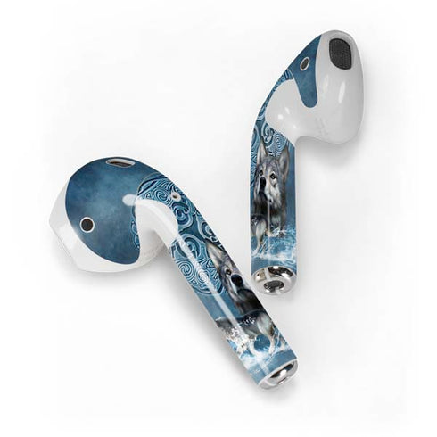 Celtic Wolf by Brigid Ashwood Apple AirPods Skin