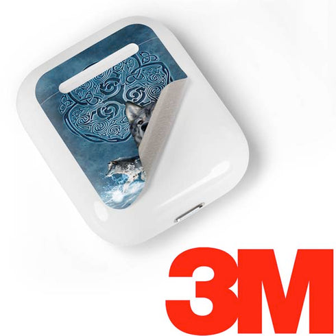 Celtic Wolf by Brigid Ashwood Apple AirPods Skin
