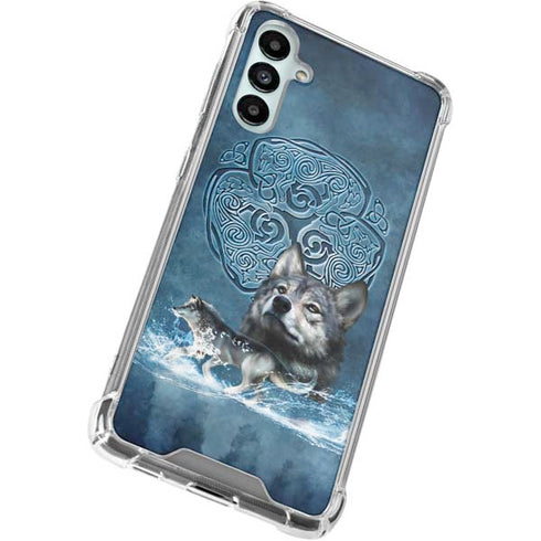 Celtic Wolf by Brigid Ashwood Gabb Phone 4 Clear Case
