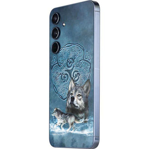 Celtic Wolf by Brigid Ashwood Galaxy A35 5G Skin