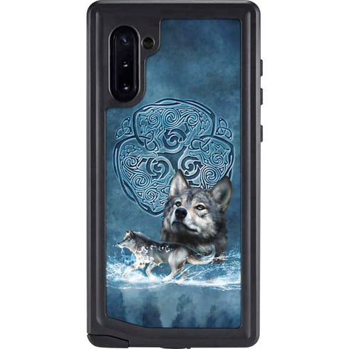 Celtic Wolf by Brigid Ashwood Galaxy Cases