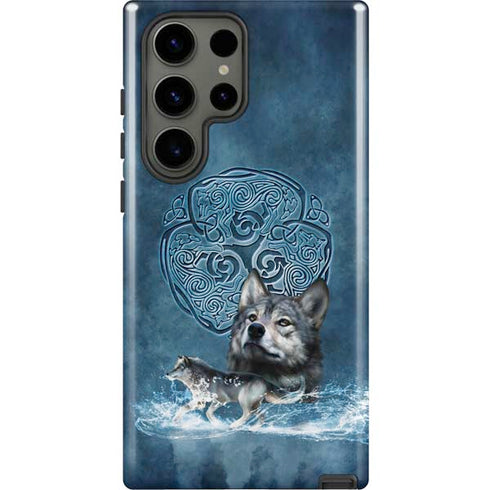 Celtic Wolf by Brigid Ashwood Galaxy S23 Ultra Pro Case