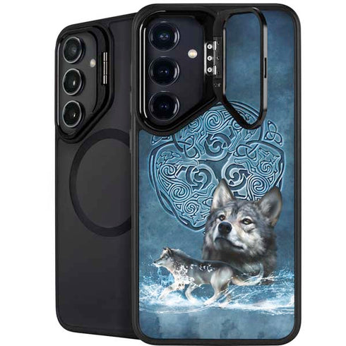 Celtic Wolf by Brigid Ashwood Galaxy S25 Plus Kickstand Case