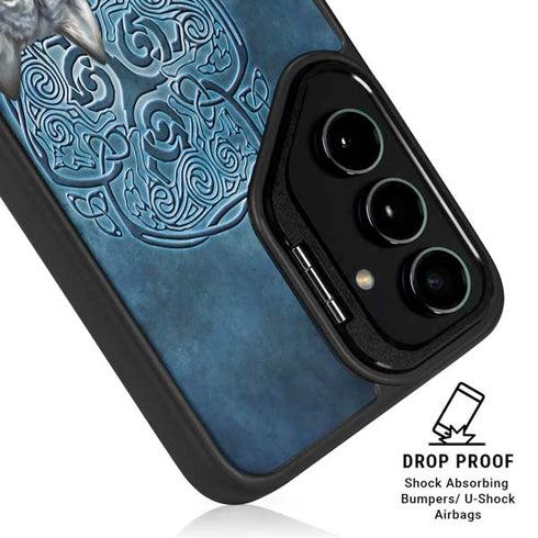 Celtic Wolf by Brigid Ashwood Galaxy S24 Plus Kickstand Case