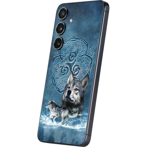 Celtic Wolf by Brigid Ashwood Galaxy S24 Plus Skin
