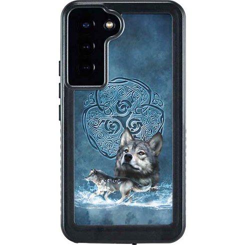 Celtic Wolf by Brigid Ashwood Galaxy S24 Plus Waterproof Case