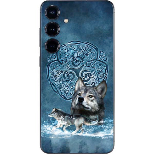 Celtic Wolf by Brigid Ashwood Galaxy S25 Skin