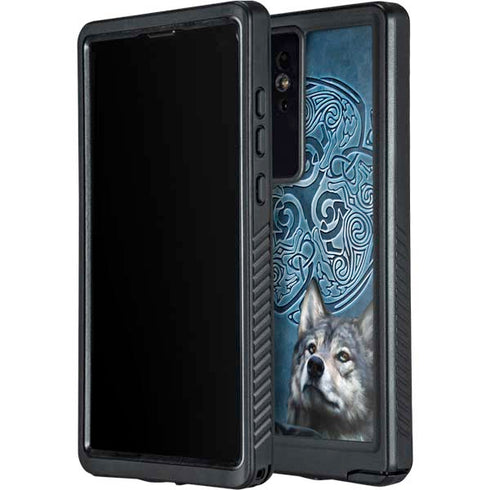 Celtic Wolf by Brigid Ashwood Galaxy S24 Ultra Waterproof Case