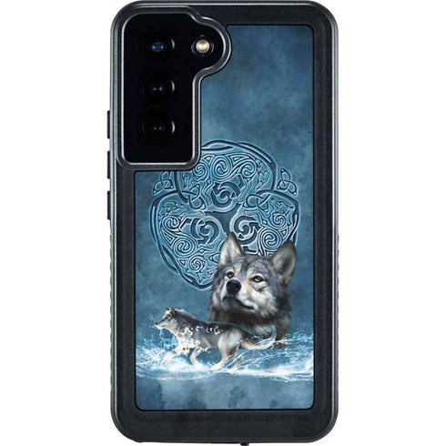 Celtic Wolf by Brigid Ashwood Galaxy S24 Waterproof Case