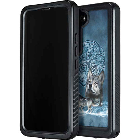 Celtic Wolf by Brigid Ashwood Galaxy S24 Waterproof Case