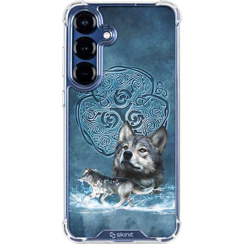 Celtic Wolf by Brigid Ashwood Galaxy S25 Plus Clear Case