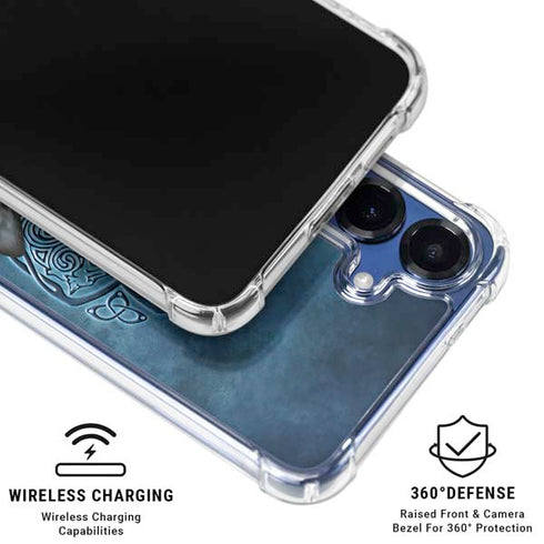 Celtic Wolf by Brigid Ashwood Galaxy S25 Plus Clear Case