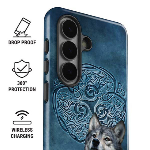 Celtic Wolf by Brigid Ashwood Galaxy S26 Plus Impact Case