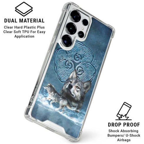 Celtic Wolf by Brigid Ashwood Galaxy S26 Ultra Clear Case