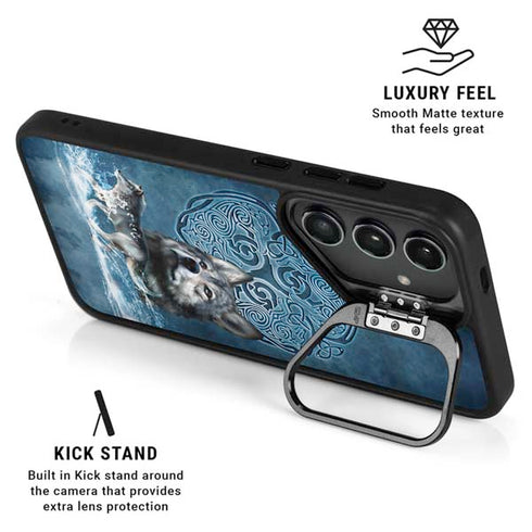 Celtic Wolf by Brigid Ashwood Galaxy S26 Ultra Kickstand Case
