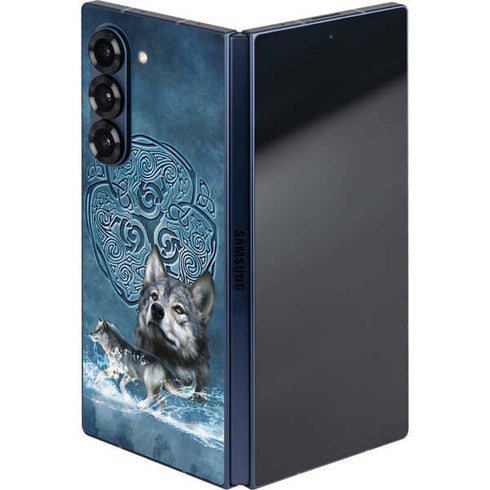 Celtic Wolf by Brigid Ashwood Galaxy Z Fold6 Skin