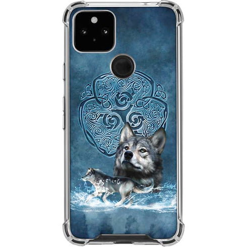 Celtic Wolf by Brigid Ashwood Pixel Cases