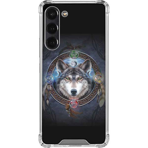 Celtic Wolf Guide by Brigid Ashwood Galaxy S24 FE Clear Case