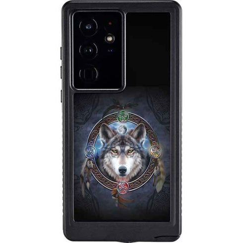 Celtic Wolf Guide by Brigid Ashwood Galaxy S24 Ultra Waterproof Case