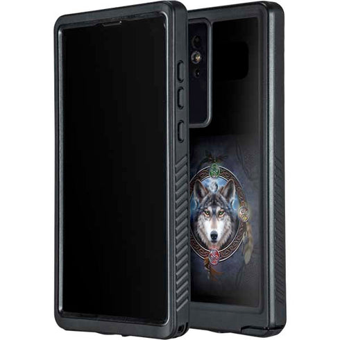 Celtic Wolf Guide by Brigid Ashwood Galaxy S24 Ultra Waterproof Case
