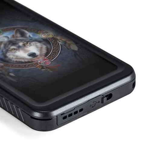 Celtic Wolf Guide by Brigid Ashwood Galaxy S24 Waterproof Case