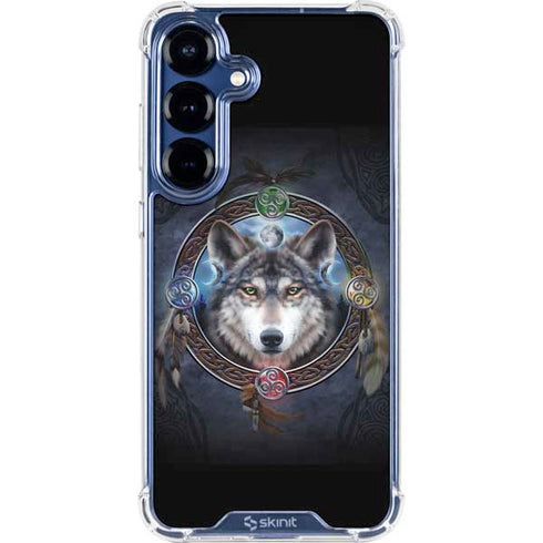Celtic Wolf Guide by Brigid Ashwood Galaxy S25 Clear Case