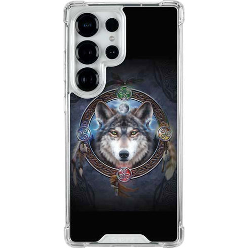 Celtic Wolf Guide by Brigid Ashwood Galaxy S25 Ultra Clear Case