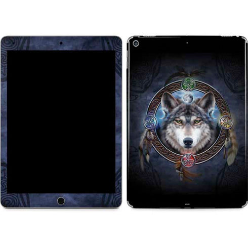 Celtic Wolf Guide by Brigid Ashwood iPad Skins