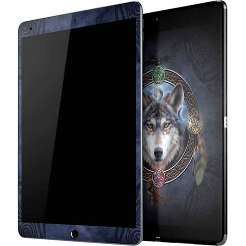 Celtic Wolf Guide by Brigid Ashwood iPad Skins