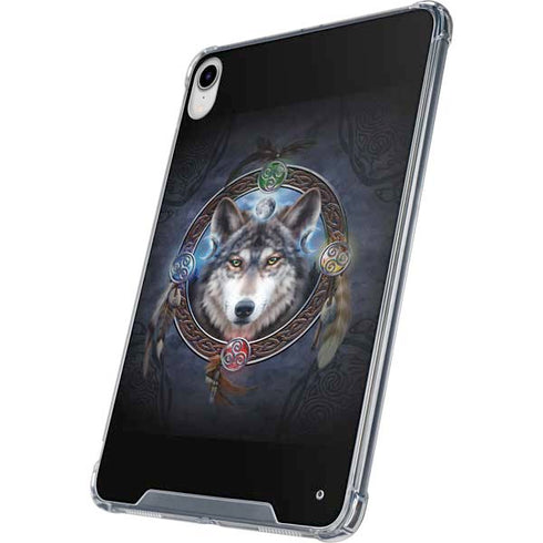 Celtic Wolf Guide by Brigid Ashwood iPad 11th Gen (2025) Clear Case