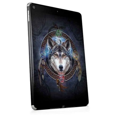 Celtic Wolf Guide by Brigid Ashwood Apple iPad Skin