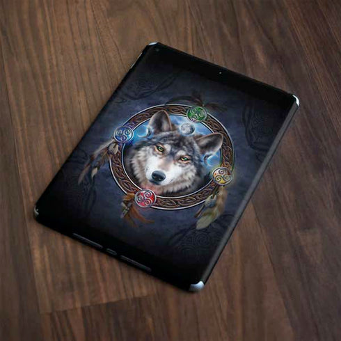 Celtic Wolf Guide by Brigid Ashwood Apple iPad Skin