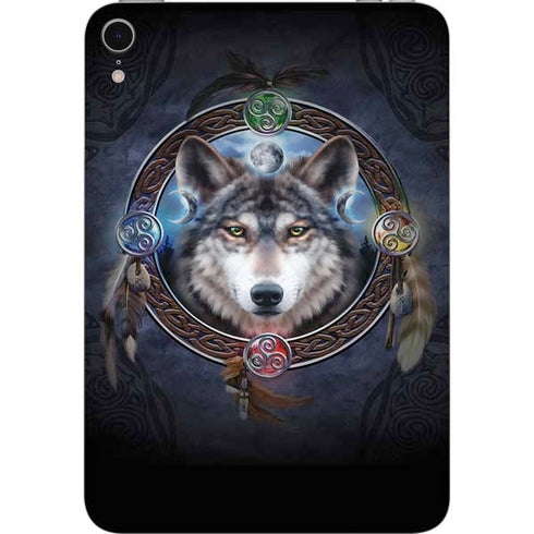 Celtic Wolf Guide by Brigid Ashwood Apple iPad Mini Skin