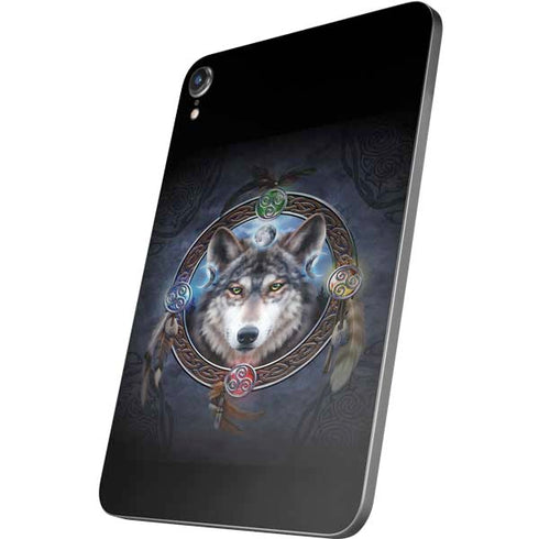 Celtic Wolf Guide by Brigid Ashwood Apple iPad Mini Skin