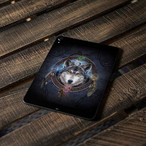 Celtic Wolf Guide by Brigid Ashwood Apple iPad Pro Skin
