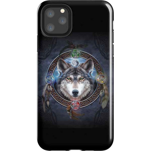 Celtic Wolf Guide by Brigid Ashwood iPhone Cases