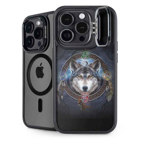 Celtic Wolf Guide by Brigid Ashwood iPhone 13 Pro Max Kickstand Case